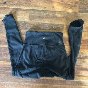 Lululemon Black cropped Leggings Capri Size 2